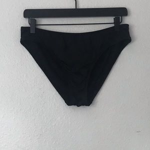 Black bikini bottom